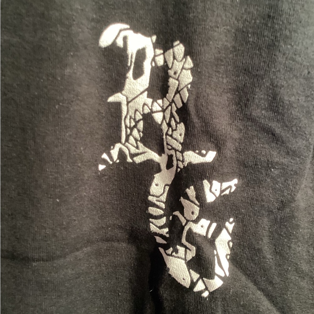 OhItsTeddy BoostGod BG Skull Graphic Logo T-Shirt Men's Size Large - Picture 3 of 5